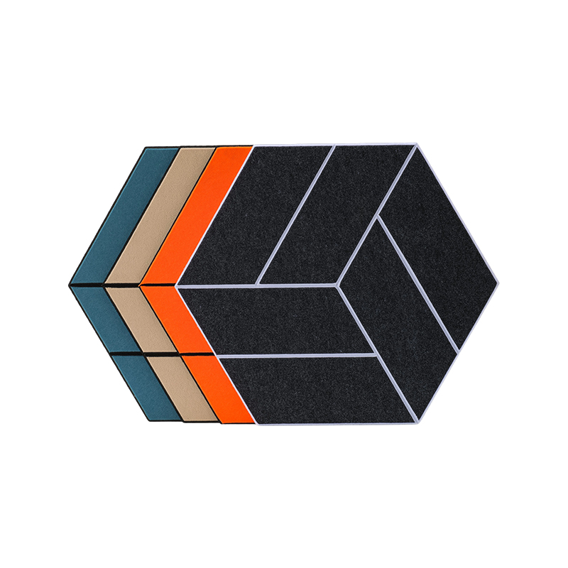 Tilpassbart rillet polyesterfiber lydabsorberende panel