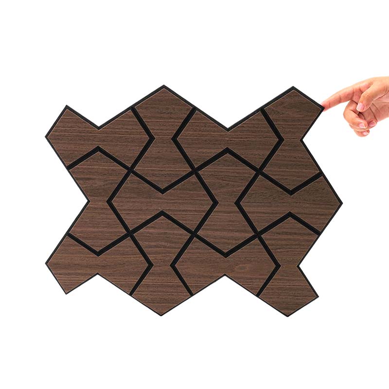 Spesonic akustisk trefiner lamellveggpaneler for innvendig vegg- og takdekor