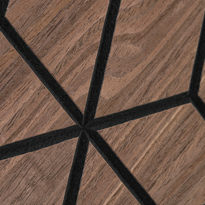 Spesonic akustisk trefiner lamellveggpaneler for innvendig vegg- og takdekor