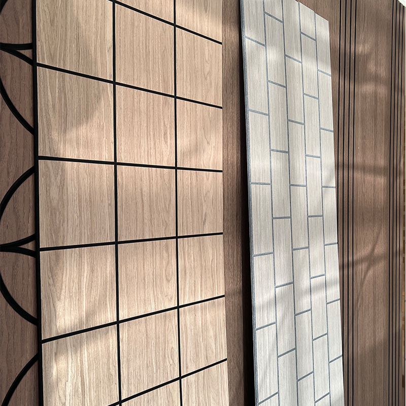 Industriell designstil Trefiner Akustisk veggpanel Skumpaneler for akustisk bruk i leiligheter