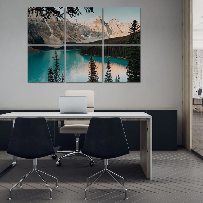 Utskrivbare varmeoverføringsveggpaneler - selvklebende, lydisolerte, egnet for auditorier/skoler