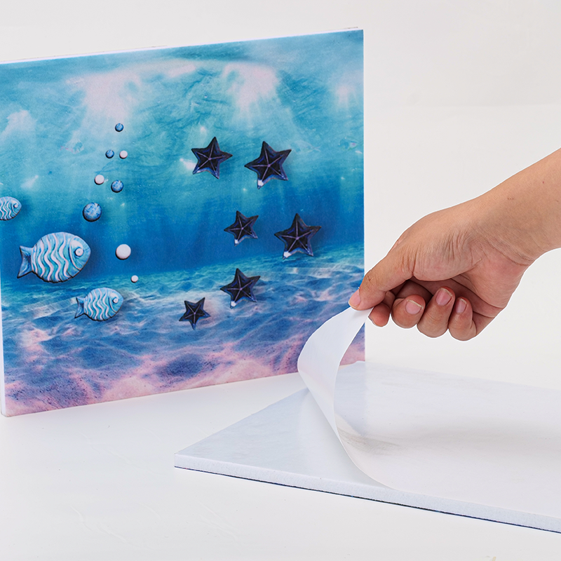 Lette tilpassede varmeoverføringsveggpaneler - utskrivbare, selvklebende, lydisolerte for korridorer