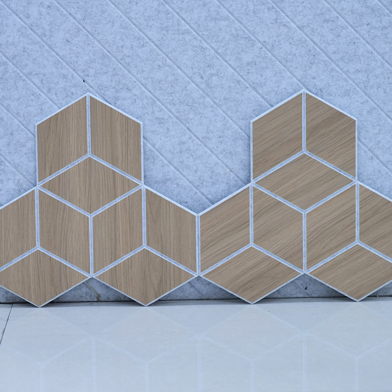 Premium moderne design akustiske trepaneler for hjemmekontor skolehotell Utmerket lydabsorberende veggpaneler