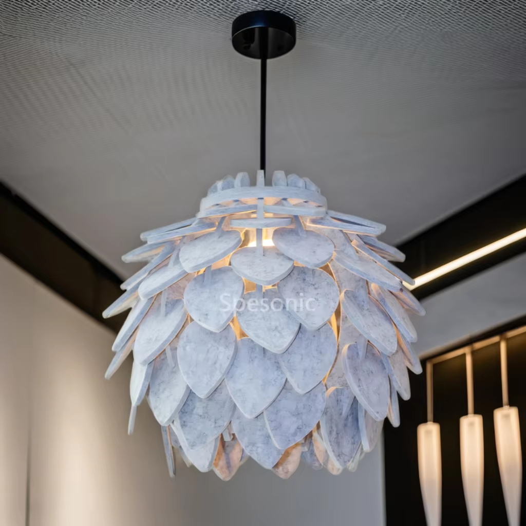 Anti-mugg og anti-fuktighet, lydabsorberende panel av hengende type, egnet for kinoer og kontorlobbyer