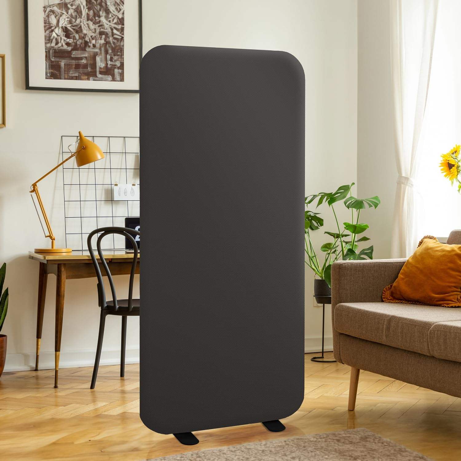 Akustiske skilleskjermer Moderne for kontor- og hjemmedesign Gulvstående Polyester Romdeler Kontormøbler Skoledeler