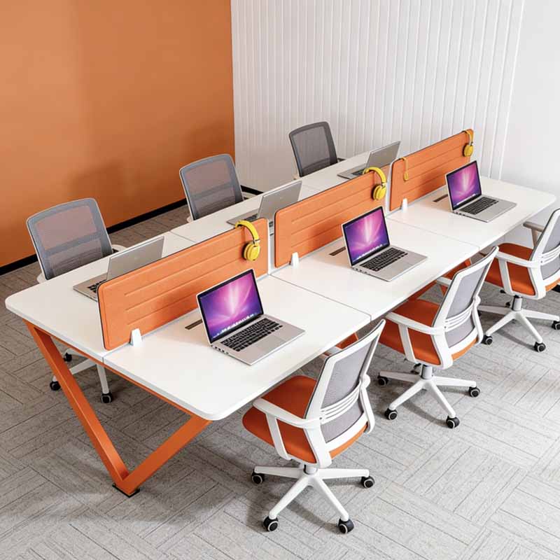 Lydabsorberende støpt skrivebordsskjerm