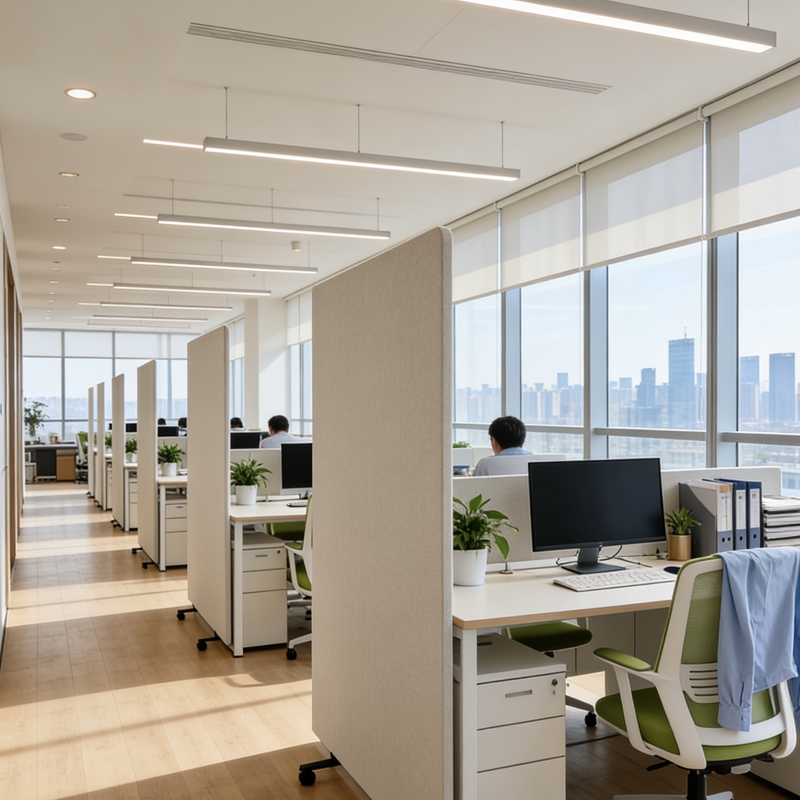 Tilpassbare størrelser 1700×1200×28 mm lydabsorberende skjerm, akustisk gulvdeler